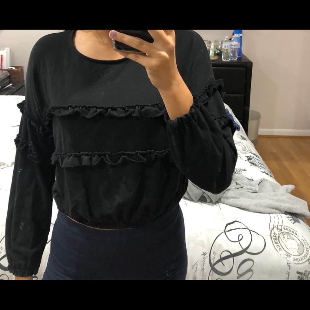 Frilly Croptop